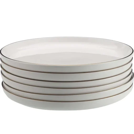 Assiette Plate En Porcelaine