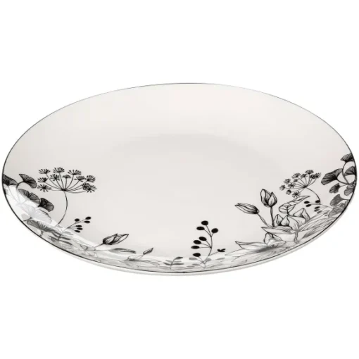 Assiette Plate Floral 27Cm