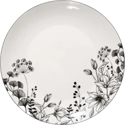 Assiette Plate Floral 27Cm