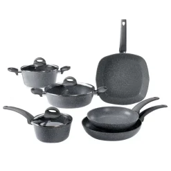 Batterie De Cuisine 9 Pi Ces Effet Pierre