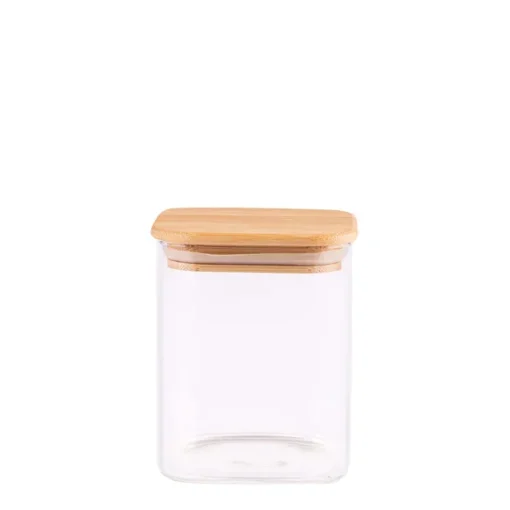 Bocal En Verre Carr 10 X 10 X 10 Cm
