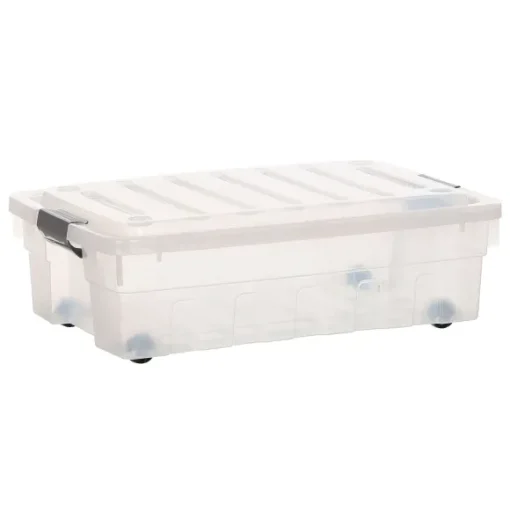 Boite De Rangement Roulettes 30L