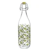 Bouteille En Verre Clapet Citrons 1L