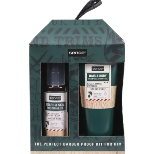 Coffret Shampoing Et Gel Douche 2 En 1 + Huile Barbe