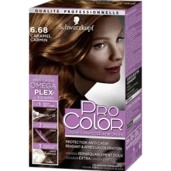 Coloration Permanente Pro Color 6.68 Caramel Carmin