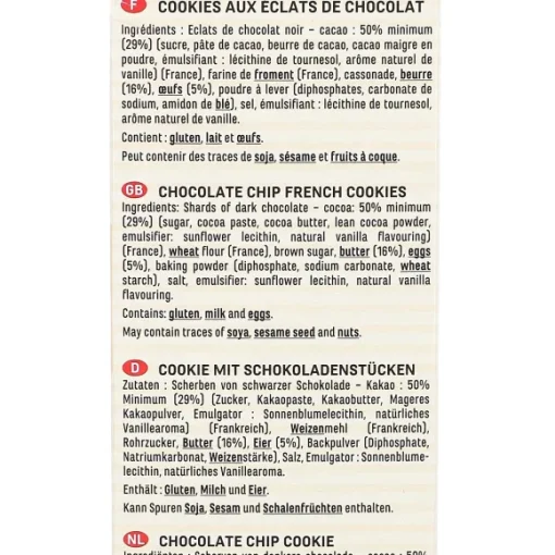 9 Cookies Clats De Chocolat