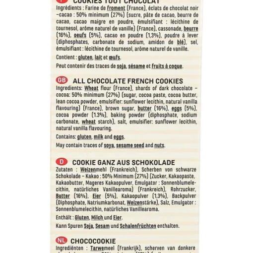9 Cookies Tout Chocolat