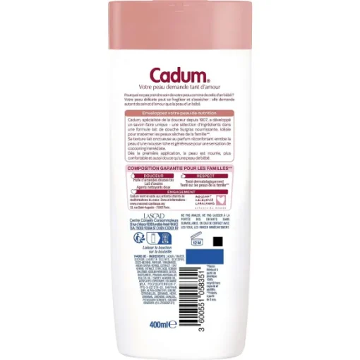 Cr Me De Douche Surgras Huile D'Amande Douce Et Lait D'Avoine