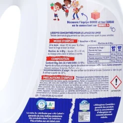 38 Doses De Lessive Liquide Fra Cheur Bicarbonate Peaux Sensibles