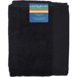 Drap De Bain Noir 100X150