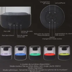 Enceinte Sans Fil Lumineuse 5W