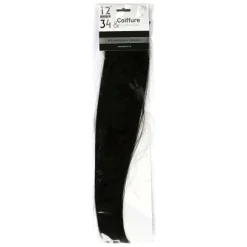 Extensions Cheveux Clips Noires 46 Cm