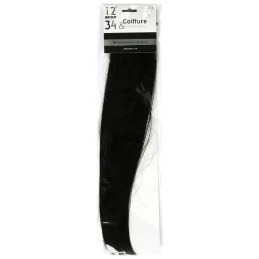 Extensions Cheveux Clips Noires 46 Cm