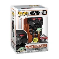 Figurine Pop Dark Trooper Avec Bébé Yoda