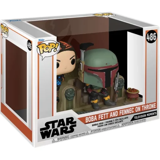 Figurine Pop The Mandalorian Boba Fett Et Fennec