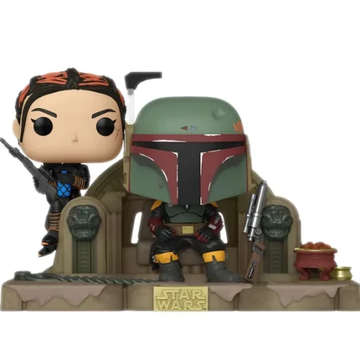 Figurine Pop The Mandalorian Boba Fett Et Fennec