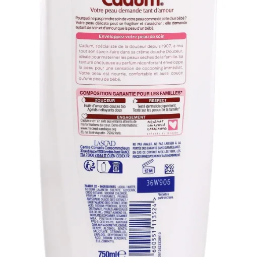 Gel Douche Surgras Au Lait D'Amandes