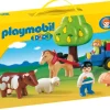 Jeux De Construction - Enfant, Charrette Et Animaux