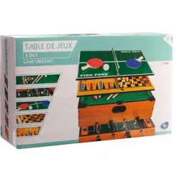 Jeux De Tables 5 En 1
