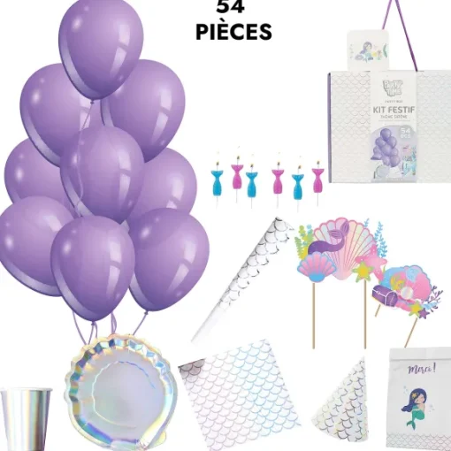 Kit 54 Pi Ces Anniversaire Sir Ne