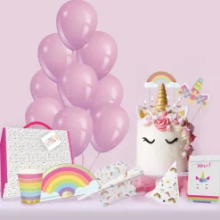 Kit 54 Pi Ces Anniversaire Licorne
