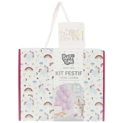 Kit 54 Pi Ces Anniversaire Licorne