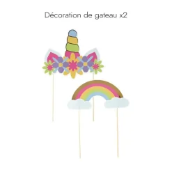 Kit 54 Pi Ces Anniversaire Licorne