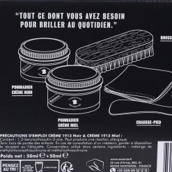 Kit De Cirage Noir Et Miel