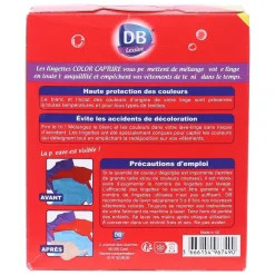 40+4 Lingettes Anti Transfert De Couleurs Color Capture
