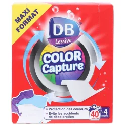 40+4 Lingettes Anti Transfert De Couleurs Color Capture