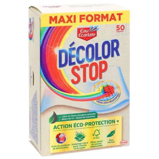 50 Lingettes Decolor Stop Co Protection