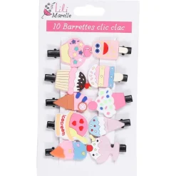 Lot De 10 Barrettes