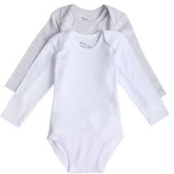 Lot De 2 Bodies Blanc Et