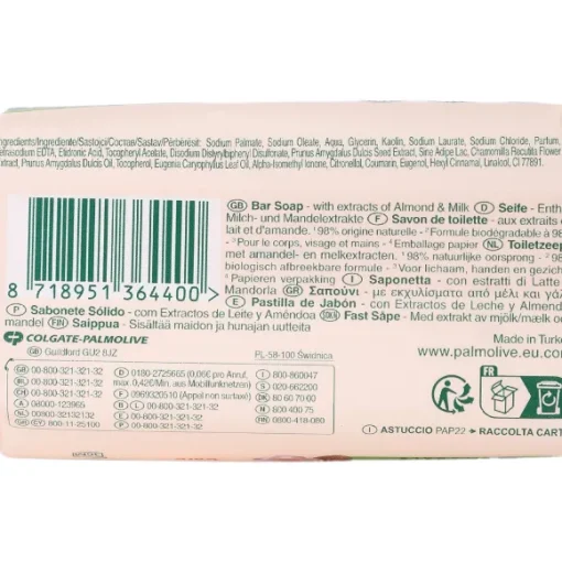 Lot De 4 Savons Naturels Au Lait D'Amande