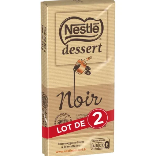 Lot De 2 Tablettes Nestle Dessert