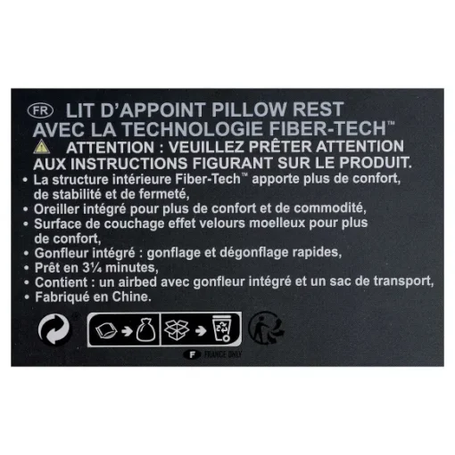 Matelas Gonflable Lectrique 2 Places