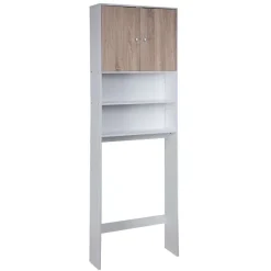Meuble Dessus De Toilettes Ou Machine Laver Blanc