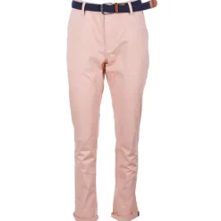 Pantalon Chino Avec Ceinture /Rose