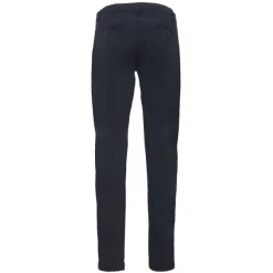 Pantalon En Toile Bleu Fonc
