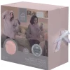 Plaid Enfant Sweat Capuche Toiles Phosphorescentes Rose