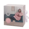 Plaid Sweat Capuche Doubl Sherpa Rose
