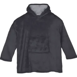 Plaid Sweat Capuche Doubl Sherpa Noir