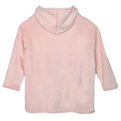 Plaid Sweat Capuche Doubl Sherpa Rose