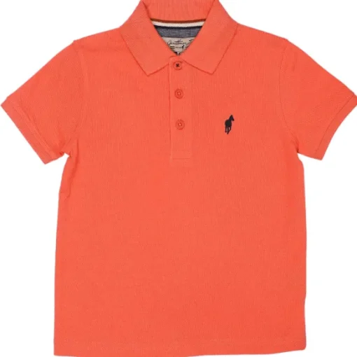 Polo Manches Courtes Avec Broderie 8/12 Ans