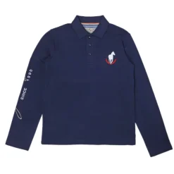Polo Manches Longues Avec Broderie 3-6 Ans