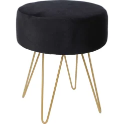 Pouf En Velours