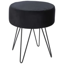 Pouf En Velours
