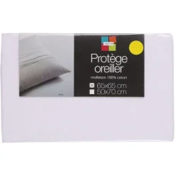 Prot Ge Taie D'Oreiller 50 X 70 Cm Molletonn