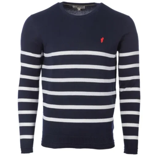 Pull Col Rond Avec Broderie La Poitrine