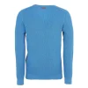 Pull Col Rond Uni Broderie Poitrine